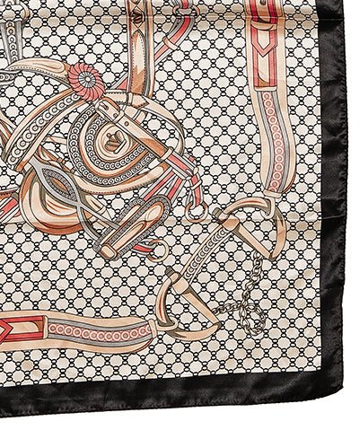 Chain Printed Square Scarf