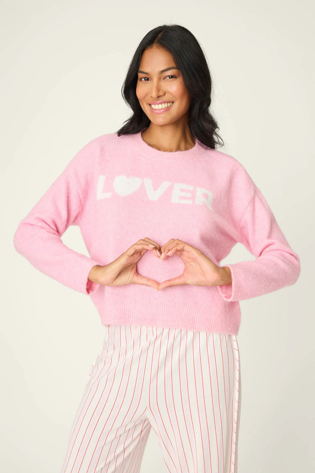 PJ Salvage Long Sleeve- Feeling Loved "Lover" Snuggle Sweater