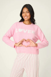 PJ Salvage Long Sleeve- Feeling Loved "Lover" Snuggle Sweater