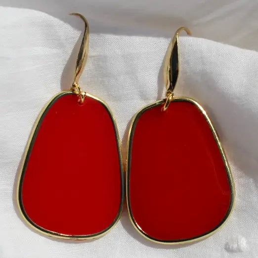 Loud Italians 03 Resin Dangle Statement Earring
