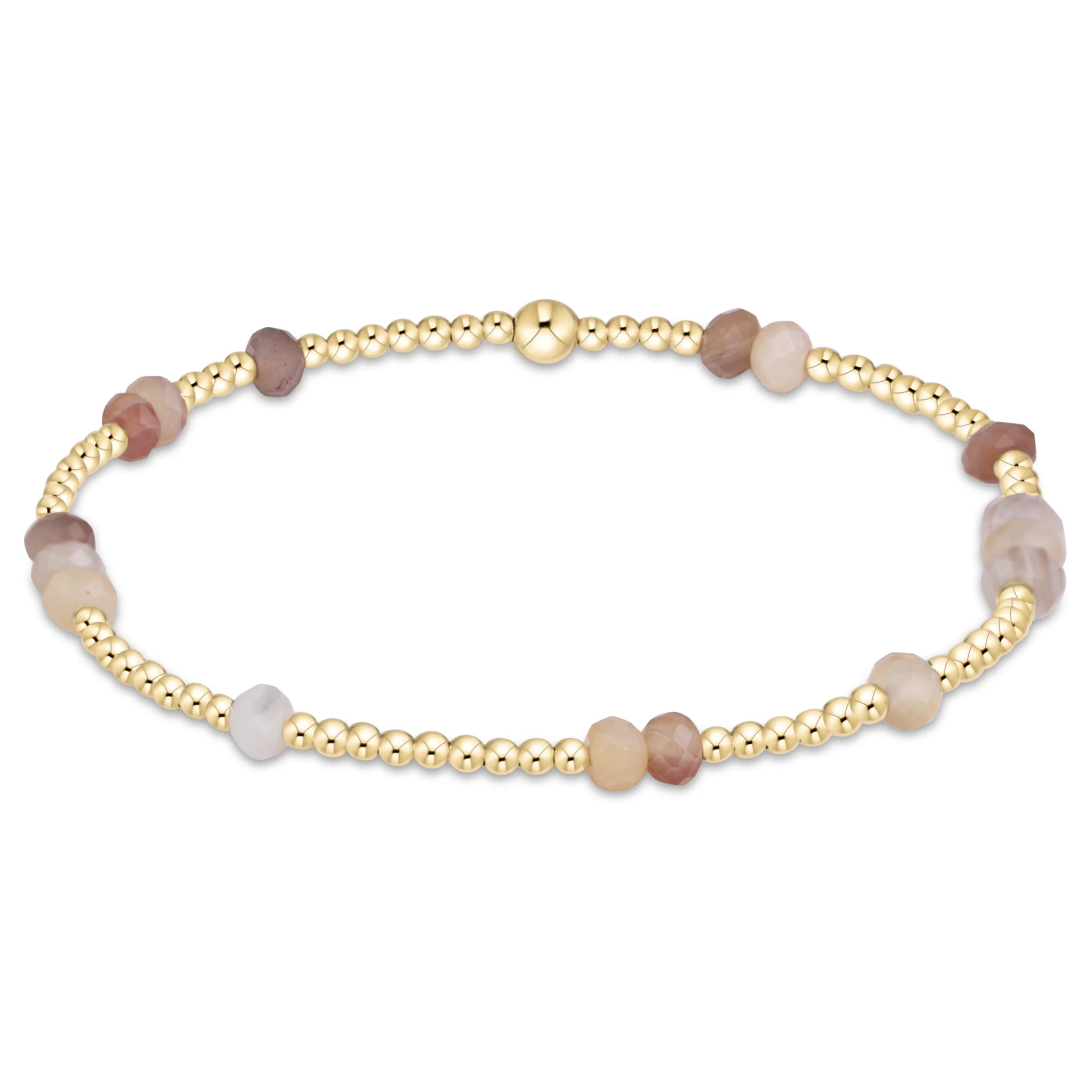 Hope Unwritten Gemstone 4mm Bracelet - Botswana Agate