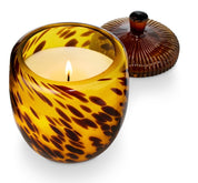 Woodfire Glass Acorn Candle
