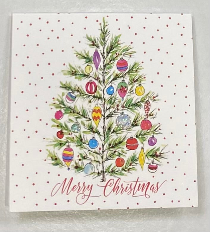 Enclosure Card-Merry Christmas Tree