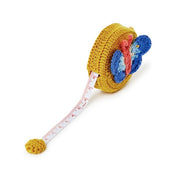 FLUTTERING BUTTERFLY HAND-CROCHETED MEASURING TAPE A/3 COLORS