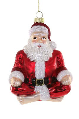 Ornament- Yoga Santa