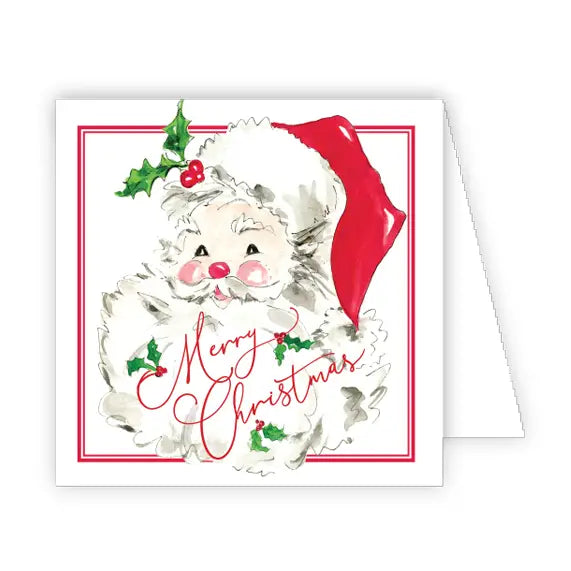 Enclosure Card-Merry Christmas Santa
