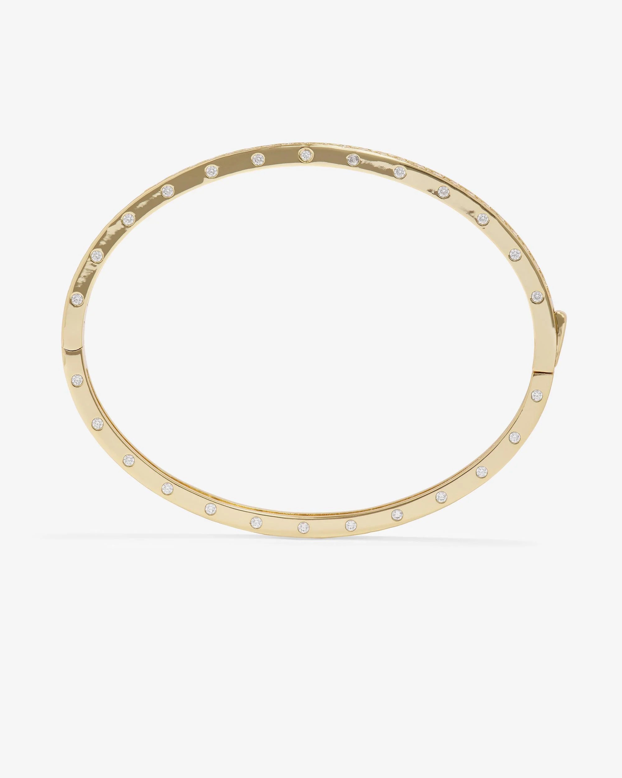 Ashley Pavé Cuff 4mm- Gold
