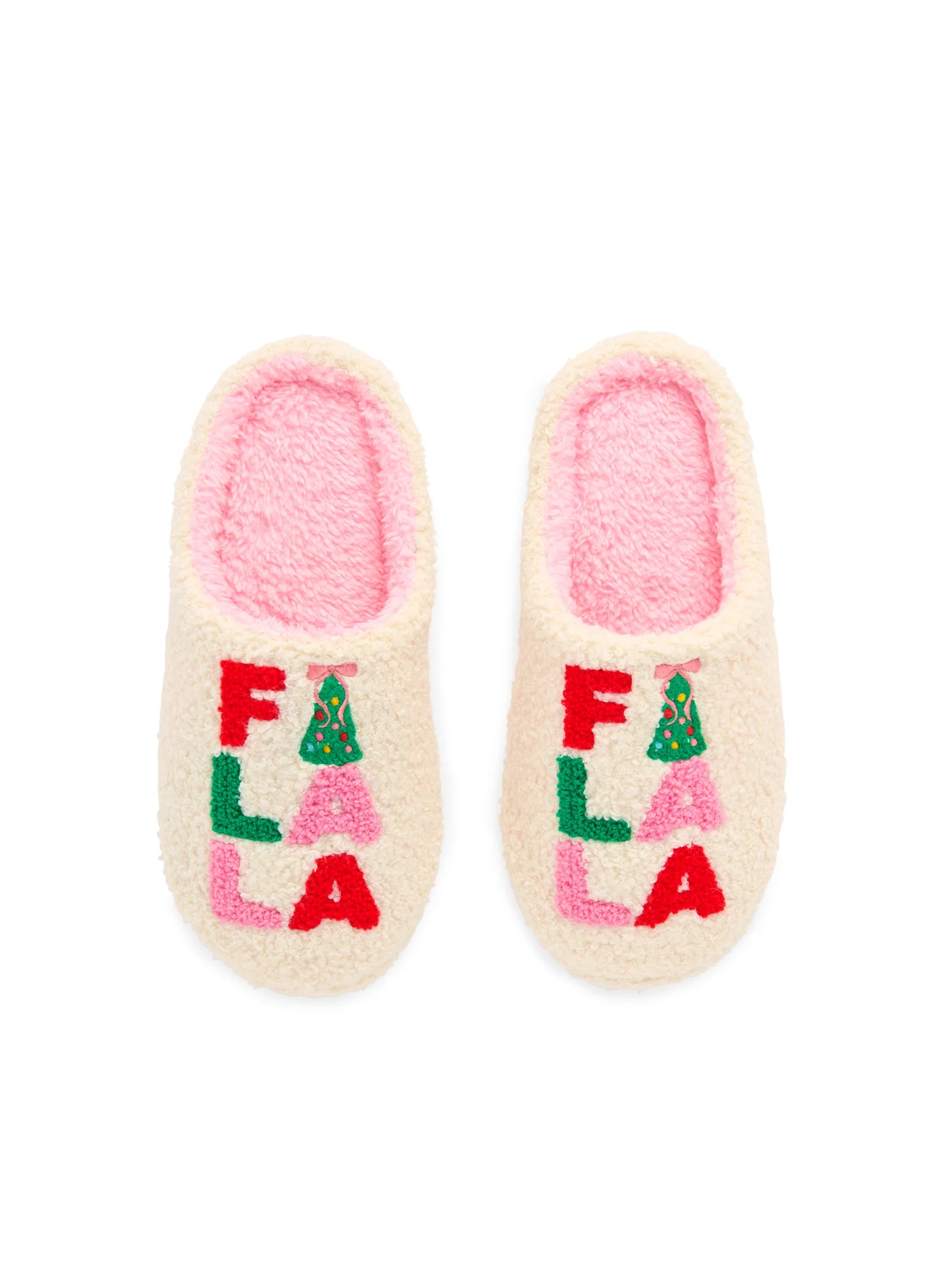 Fa La La Slippers / Ivory