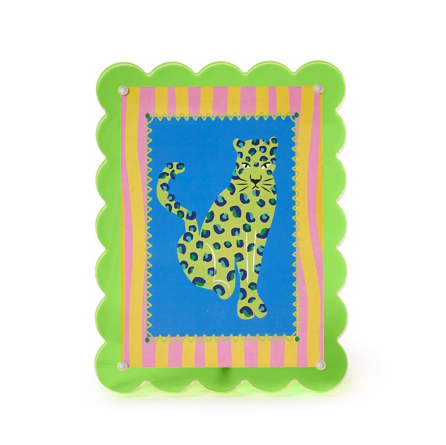 Scalloped Acrylic Photo Frame