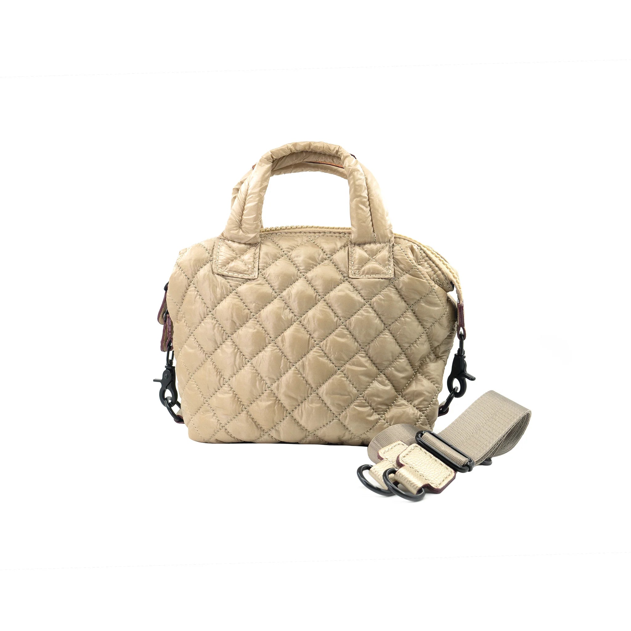 Mini Quilted Bag - Gold