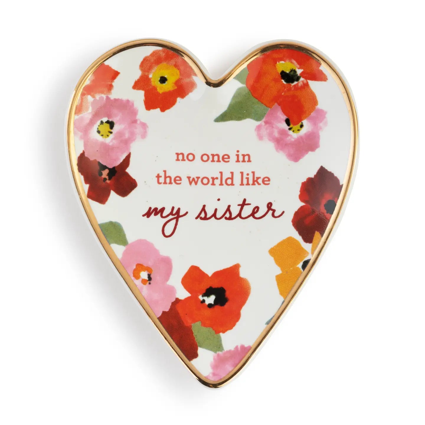 My Sister Art Heart Trinket Dish