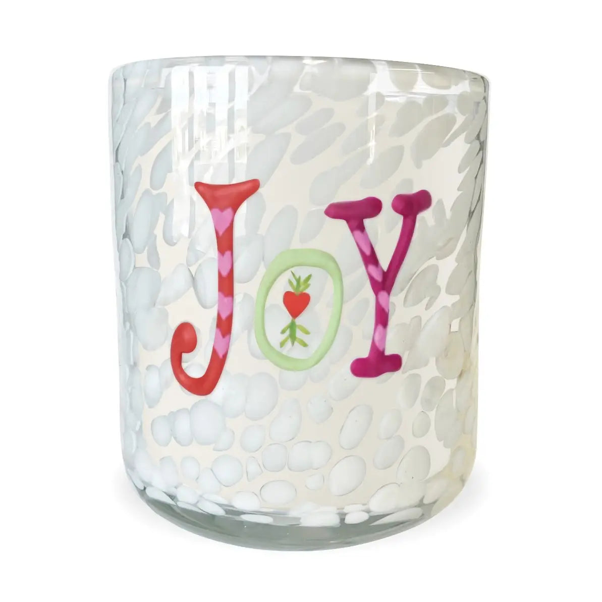 Holiday Confetti Icon Candle- Joy