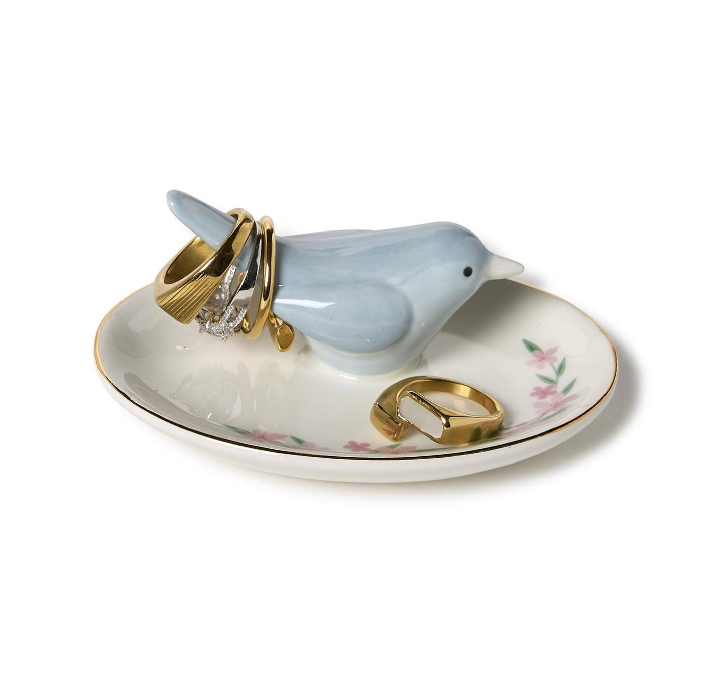 Ring Holder & Trinket Dish - Bluebird