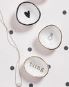 Porcelain Ring Dish- Bling