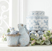 Terracotta Bunny With Open Basket