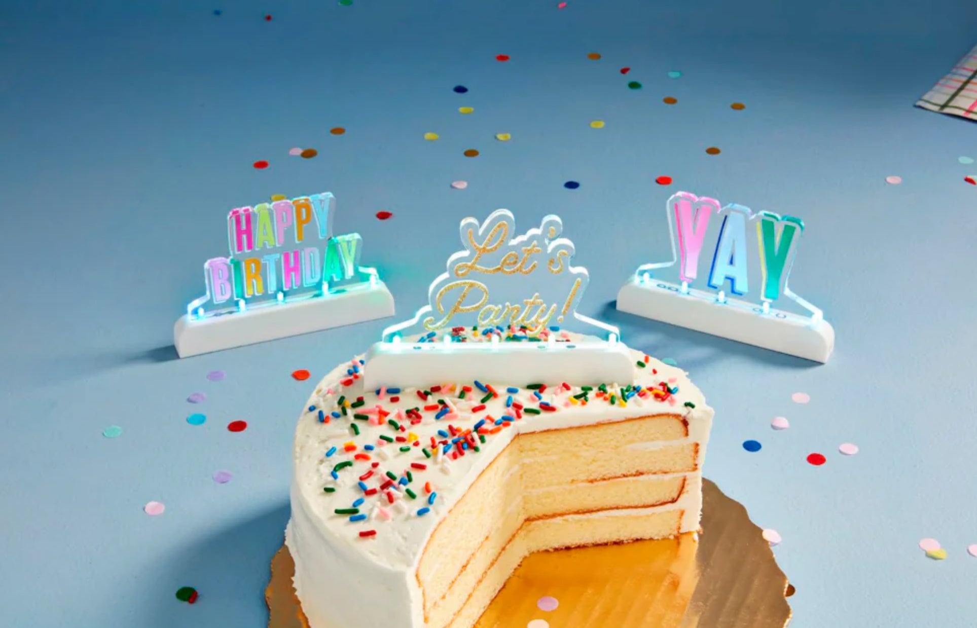 Happy Birthday Musical Led Cake Topper