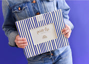 Indigo Skinny Stripe Happy Everything!™ Mini Frame