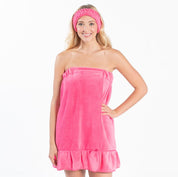 Spa Wrap Towel- Hot Pink