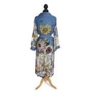 Lightweight Robe Gown- Daisy Cornflower Print
