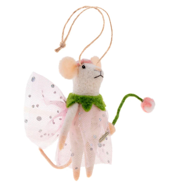 Felt Ornaments Fairy Mice