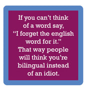 Coaster- English Word Coaster