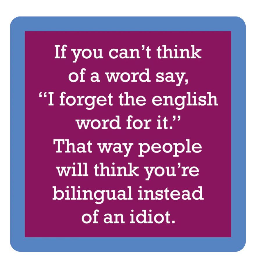 Coaster- English Word Coaster