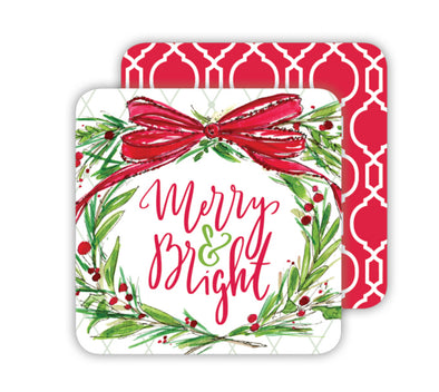 Coaster Set of 20- Merry & Bright