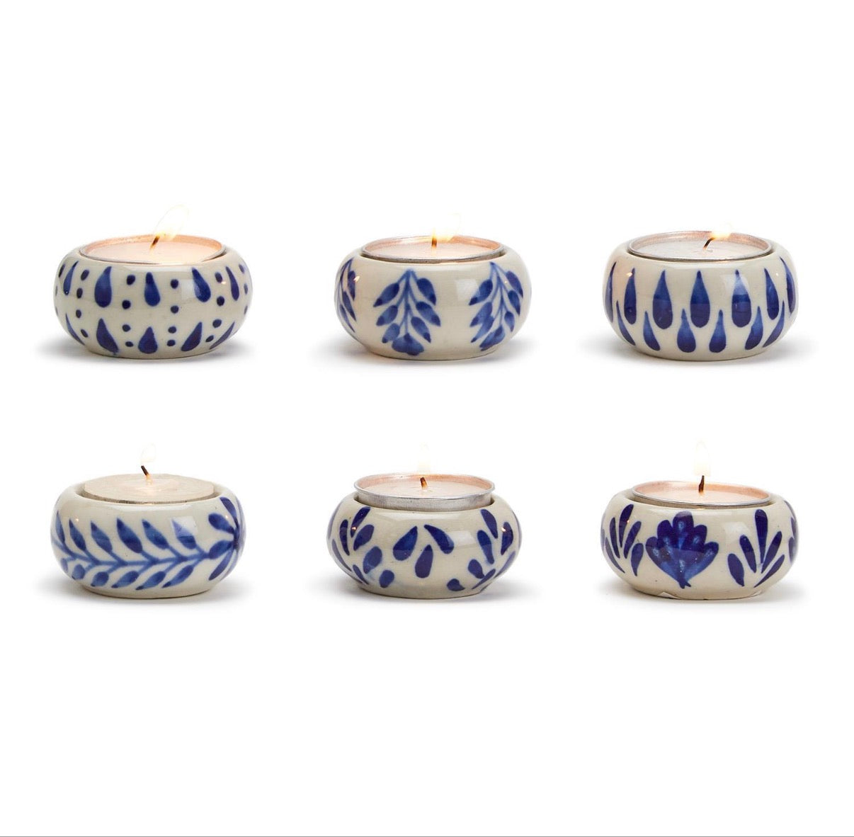 Chinoiserie Candleholder with Tealight Candle/6 Designs