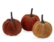 Mini Velvet Pumpkins