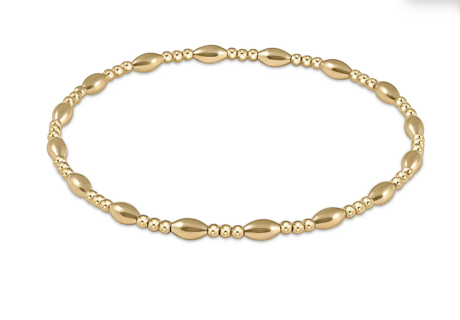XL ENewton Extends Harmony Sincerity Pattern 2mm Bead Bracelet