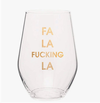 Wine Glass- Fa La F*#king La