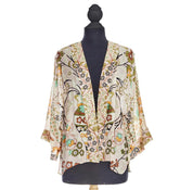Lightweight Short Kimono - Floral Arch