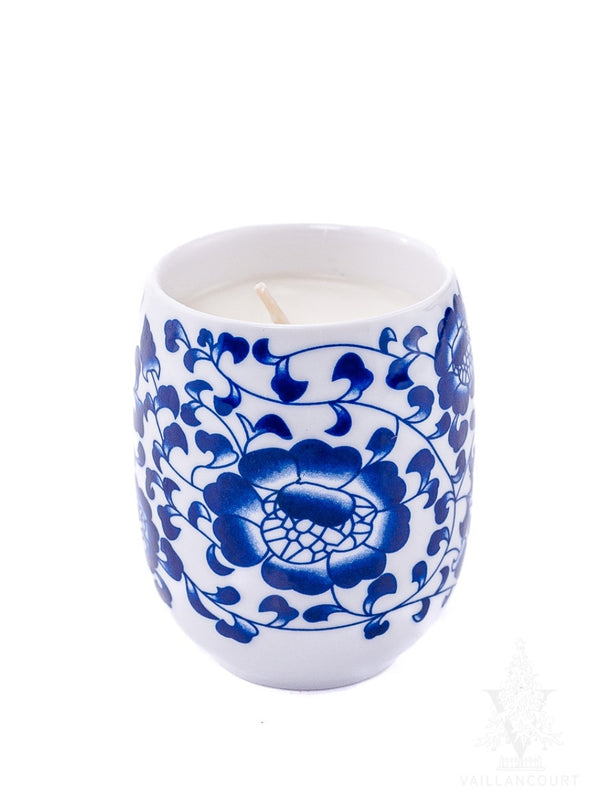 Blue Willow Vine Tea Cup Candle (Wall Street)