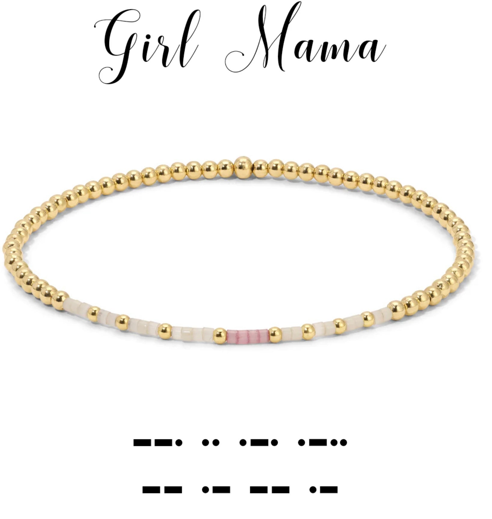 Dot & Dash Bracelet - Girl Mama