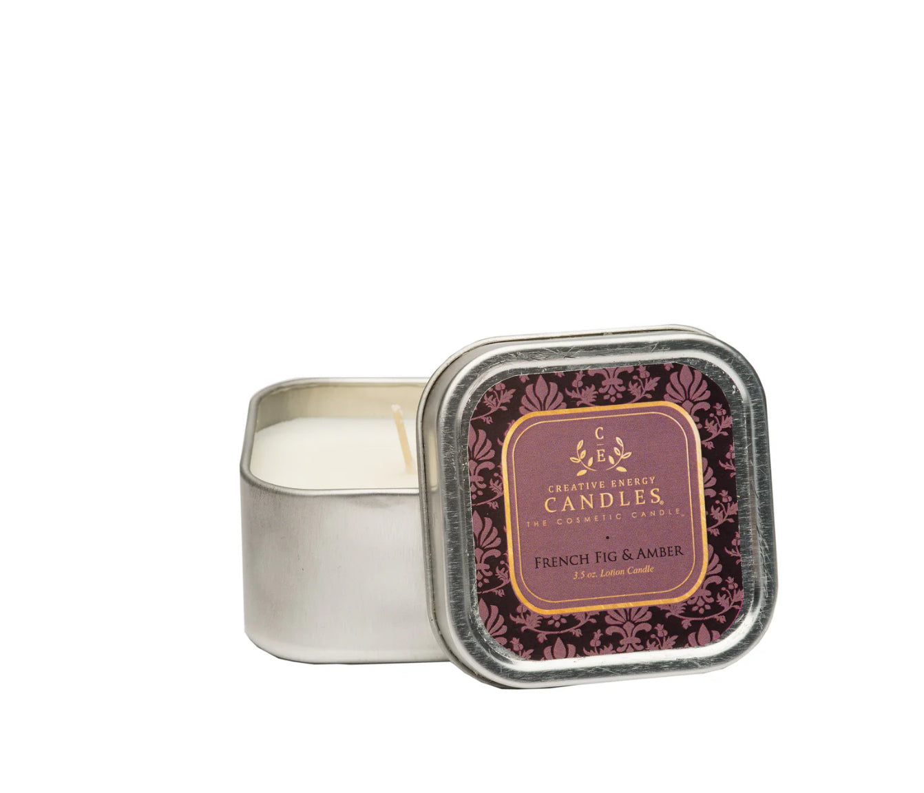 Soy Lotion Candle French Fig & Amber- Tin