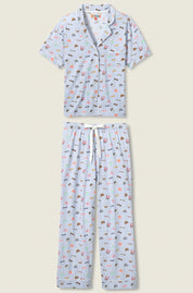PJ Salvage Whimsy Shoes Cropped PJ Set