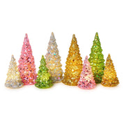 Mini Glitter Trees Medium- Assorted Colors