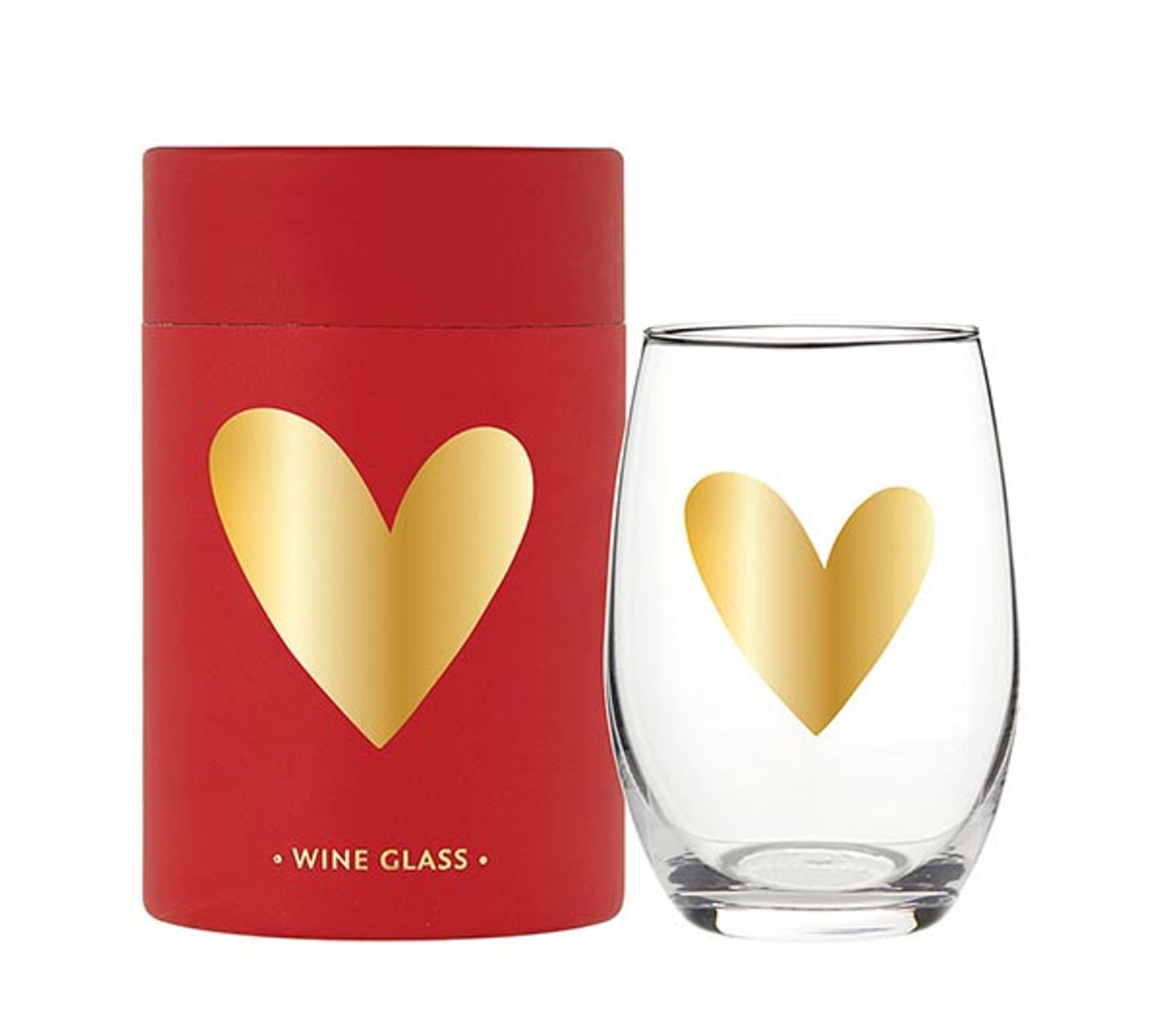 Wine Glass - Heart