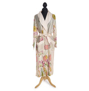 Lightweight Robe Gown- Pop Of Flowers Pink
