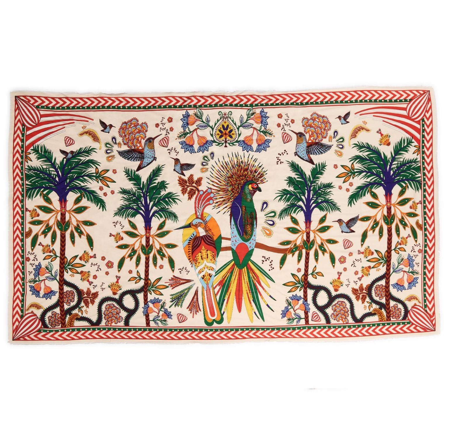 Rectangle Scarf / Magic India Beige