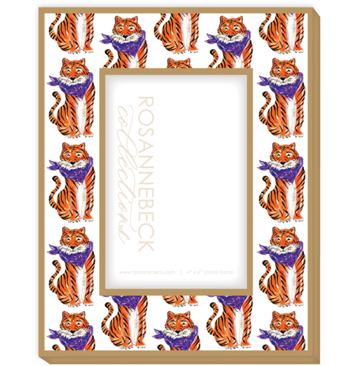 Clemson Tiger Frame 4X6