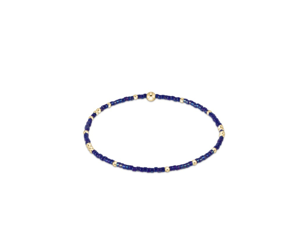 Hope Unwritten Bracelet- Blue Metallic