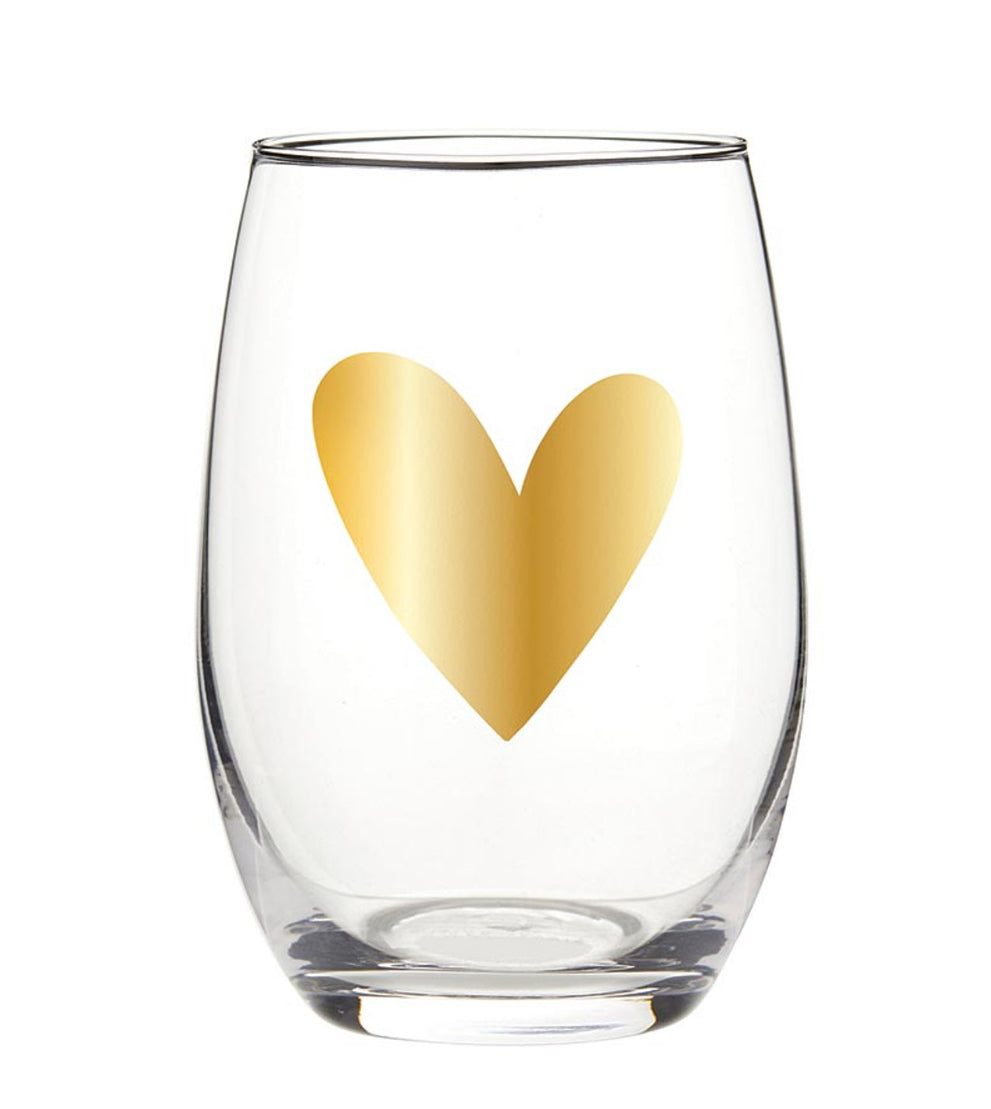 Wine Glass - Heart