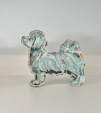 Acrylic Tabletop Dog - Maltese Short Hair