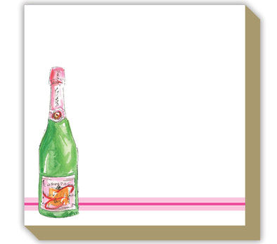 Notepad- Champagne Bottle