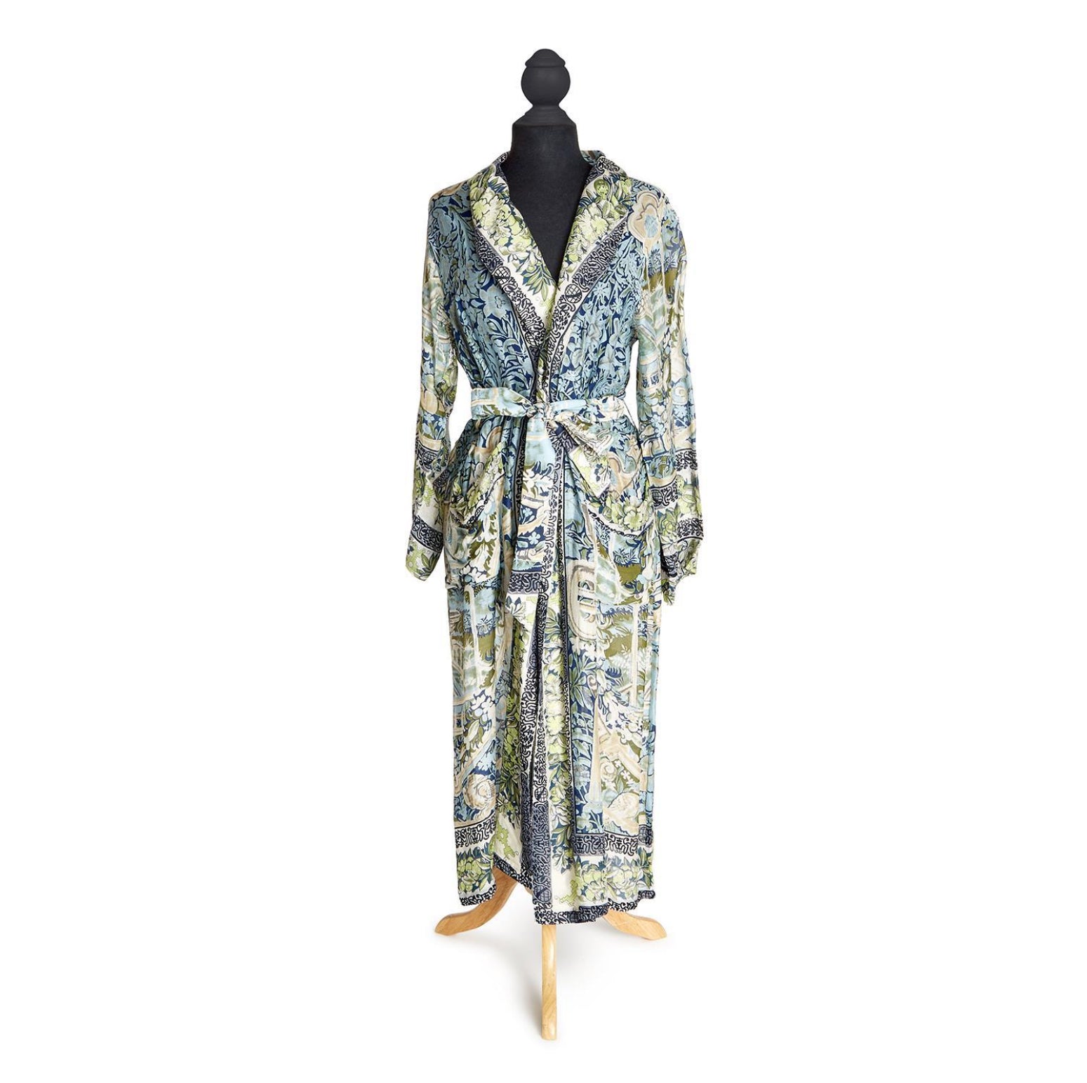 Lightweight Robe Gown- Tapestry Sea Print