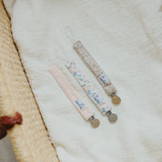 Knit Binky Clip 3 Pack- Autumn