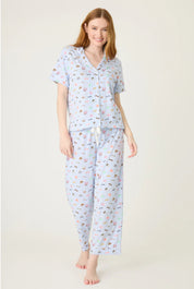 PJ Salvage Whimsy Shoes Cropped PJ Set