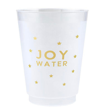 Gold Foil Frost Cups - Joy Water (Set of 6)