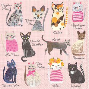Beverage Napkins- Cool Cats
